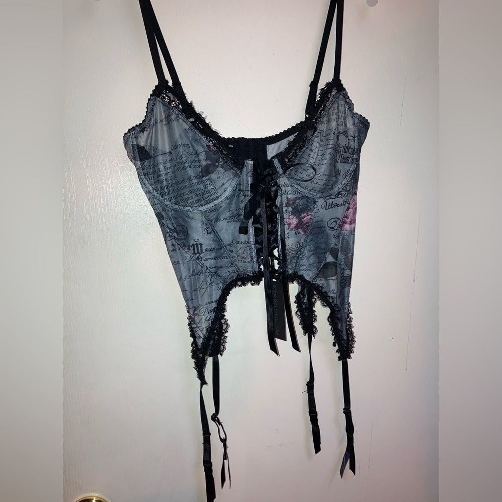 Dolls Kill Widow Wretched Retelling Bustier XL
